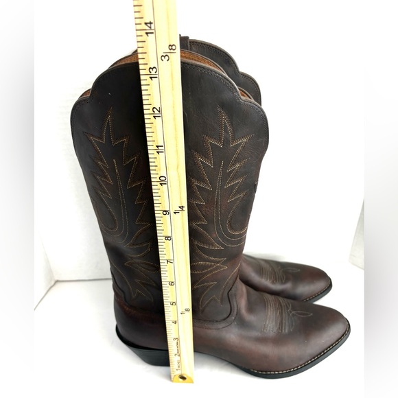 NWOT ARIAT WESTERN COWGIRL HERITAGE DISTRESSED BROWN WOMANS BOOTS  SZ 9B - Picture 9 of 16